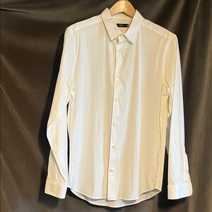 Vince Classic White Dress Shirt-stretch